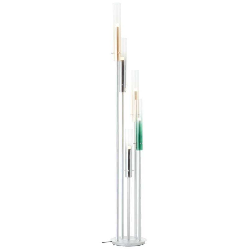 Lampadaire INEZ 20W LED Aluminium brossé-multicolore BRILLIANT G94639_72