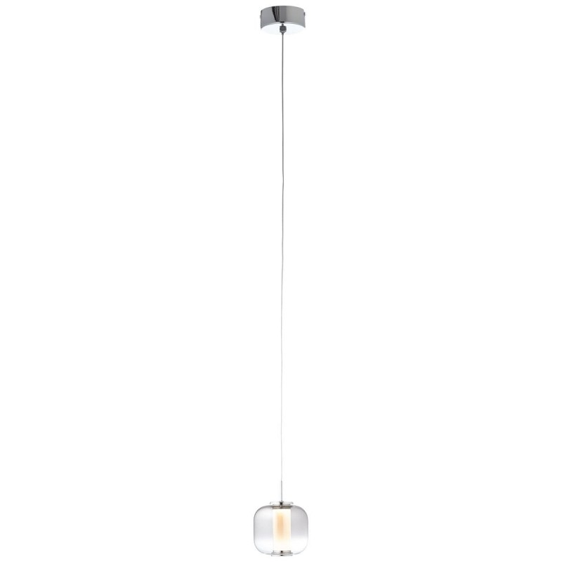 Suspension RAFA 7W LED Chrome-verre fumé BRILLIANT G99257_93