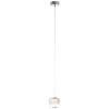 Suspension RAFA 7W LED Chrome-verre fumé BRILLIANT G99257_93