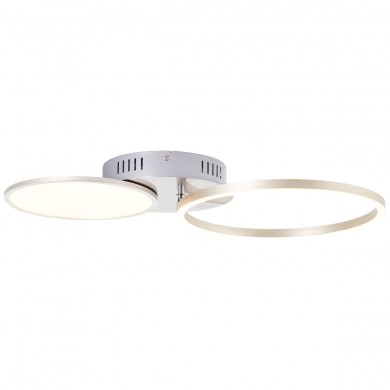 Plafonnier VIRTUS 20W LED Nickel anodisé BRILLIANT G99376_68