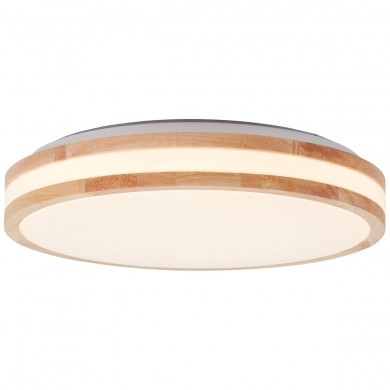 Plafonnier LASKOS 22W LED Bois clair-blanc BRILLIANT G99525_75