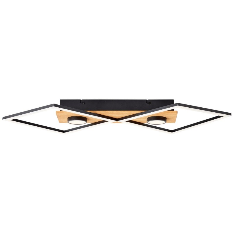 Plafonnier WOODBRIDGE 32W LED Noir-bois BRILLIANT G99756_76