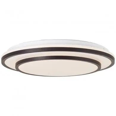 Plafonnier LUCIANO 24W LED Noir-blanc H80 BRILLIANT G99777_76