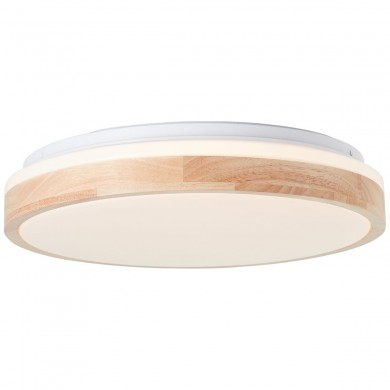 Plafonnier BRODSKY 24W LED Bois clair-blanc BRILLIANT G99790_75