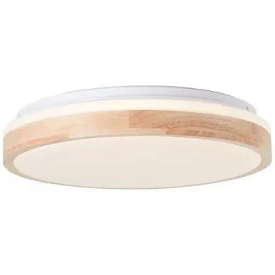 Plafonnier BRODSKY 24W LED Bois clair-blanc BRILLIANT G99790_75