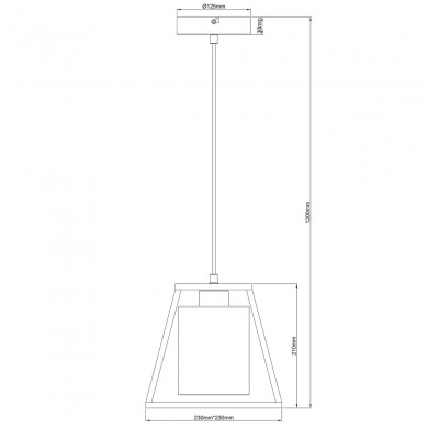 Suspension GISEH 1x40W E27 Nature-noir BRILLIANT 92844_09