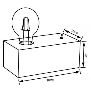 Lampe ARMENA 1x40W E27 Bois BRILLIANT 93051_45