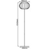 Lampadaire SILEMIA 1x52W E27 Noir dépoli BRILLIANT 93087_76