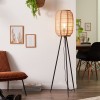 Lampadaire TANAH 1x42W E27 Noir-naturel BRILLIANT 93136_76