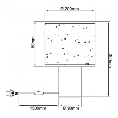 Lampe PIA 1x40W E27 Naturel BRILLIANT 93150_96