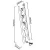 Lampadaire LADDER 3x14W E27 Noir-bois BRILLIANT 93152_76