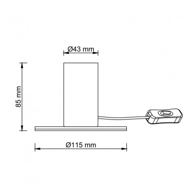 Lampe KERRY 1x40W E27 Noir-laiton BRILLIANT 94516_72