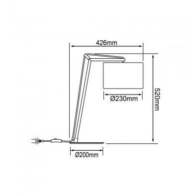 Lampe ANNICE 1x7W E14 Noir dépoli-laiton brossé BRILLIANT 94604_78