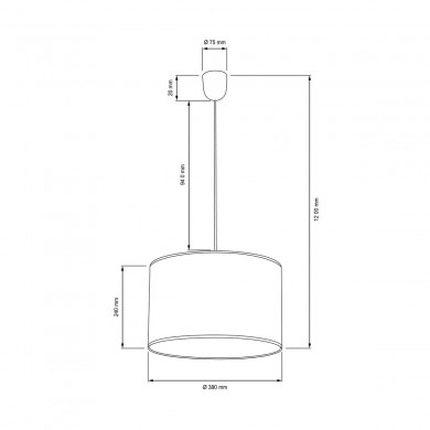 Suspension ESHER 1x40W E27 Noir BRILLIANT 99652_06