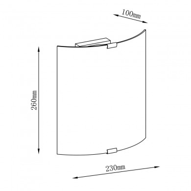 Applique UJA 1x40W E27 Blanc BRILLIANT 99792_05