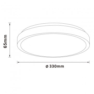 Plafonnier LIVIUS 24W LED Nickel-aluminium-blanc BRILLIANT G80561A21