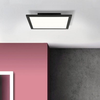 Plafonnier BUFFI 18W LED Noir sablé BRILLIANT G90355A26