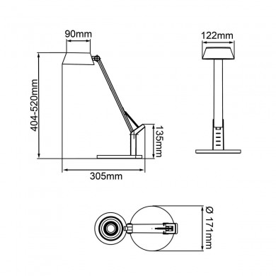 Lampe KAILA 8W LED Blanc BRILLIANT G93126_05