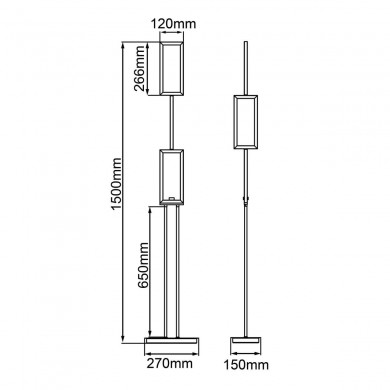 Lampadaire RANUT 24W LED Noir BRILLIANT G93142_06