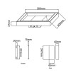 Plafonnier ICARUS 18W LED Sable blanc BRILLIANT G99312_75