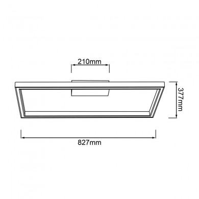 Plafonnier DELGROSSO 24W LED Chêne huilé BRILLIANT G99431_35