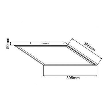 Plafonnier FLAT 24W LED Argent BRILLIANT G99510_58