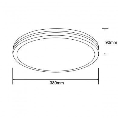 Plafonnier LASKOS 22W LED Bois clair-blanc BRILLIANT G99525_75