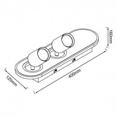 Plafonnier KIMON 18W LED Noir BRILLIANT G99557_06