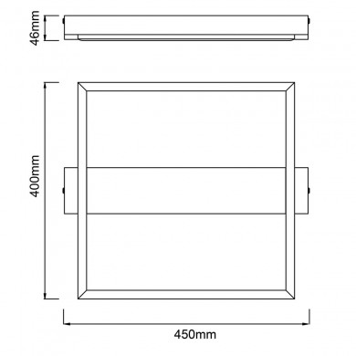 Plafonnier LONEOS 24W LED Noir-bois P400 BRILLIANT G99746_76