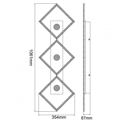 Plafonnier WOODBRIDGE 50W LED Noir-bois BRILLIANT G99757_76