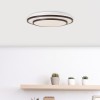 Plafonnier LUCIANO 24W LED Noir-blanc H80 BRILLIANT G99777_76