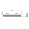 Plafonnier ALON 24W LED Blanc BRILLIANT G99789_05