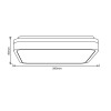 Plafonnier TUMEO 24W LED Bois clair-blanc BRILLIANT G99791_75