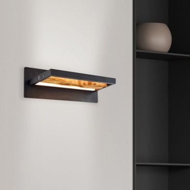 Applique CHAUMONT 9,5W LED Noir-bois BRILLIANT G99820_76