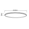 Plafonnier MILTON 24W LED Blanc Rond BRILLIANT G99875A05