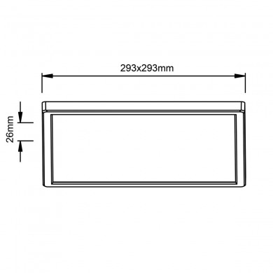 Plafonnier MILTON 18W LED Noir-blanc BRILLIANT G99876A76