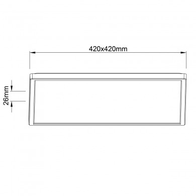 Plafonnier MILTON 24W LED Noir-blanc BRILLIANT G99877A76