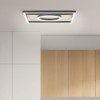 Plafonnier MAUREEN 24W LED Noir-bois H55 P420 BRILLIANT G99929A76