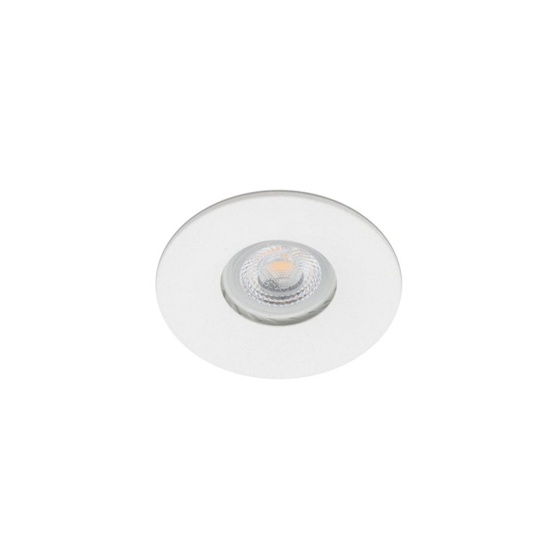 Spot Salle de Bain WET 1x8W GU10 MAX Blanc Mat Transparent FARO 2100801