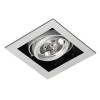 Spot Salle de Bain GINGKO 1x15W G53 AR111 MAX Gris FARO 3030103