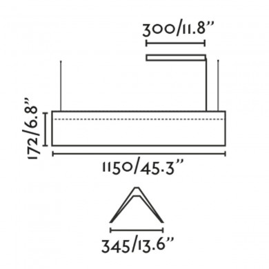 Suspension LUDOVICO 30W SMD LED 2700K fleuron surface Blanc FARO 61108