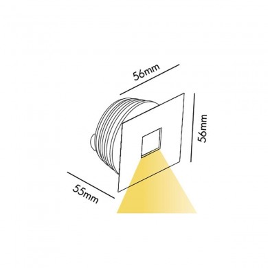 Spot Extérieur SIGNAL 3W Nickel Satiné Transparent FARO 2100101