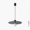 Suspension CONFETTI 1x15W E27 MAX Noir Mat FARO 68600-53