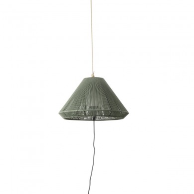 Lampe portable Extérieur SAIGON 1x15W E27 MAX Gris Foncé Opal Vert D680 FARO 71584-11