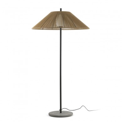 Lampadaire Extérieur SAIGON 1x15W E27 MAX Gris Foncé Opal Ocre D1050 FARO 71569-14