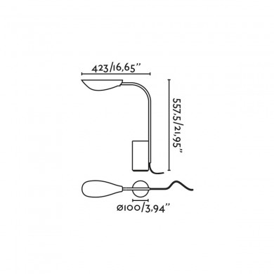 Lampe LIGGERA 1x6W G9 MAX Noir Mat FARO 20076