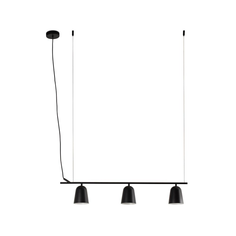 Suspension STUDIO 3x8W E14 MAX Noir Mat Noir FARO 28266