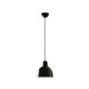 Suspension VENICE 1x15W E27 MAX Noir Noir Brillant FARO 64255-125