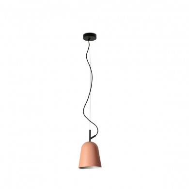 Suspension STUDIO 1x15W E27 MAX Noir Mat Rose FARO 28280