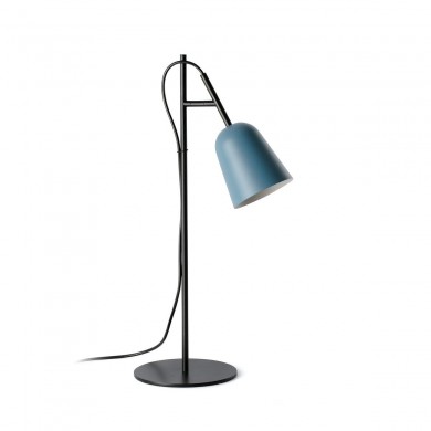 Lampe STUDIO 1x E14 MAX Noir Mat Bleu FARO 28269